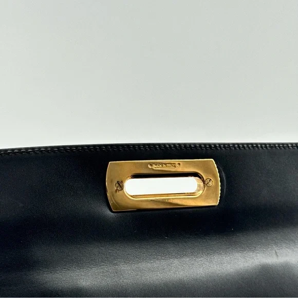 Salvatore Ferragamo Gancini Leather Top Handle Bag - Picture 15 of 17